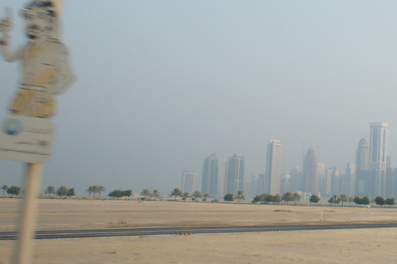 Doha, Qatar:see tall buildings in the distance