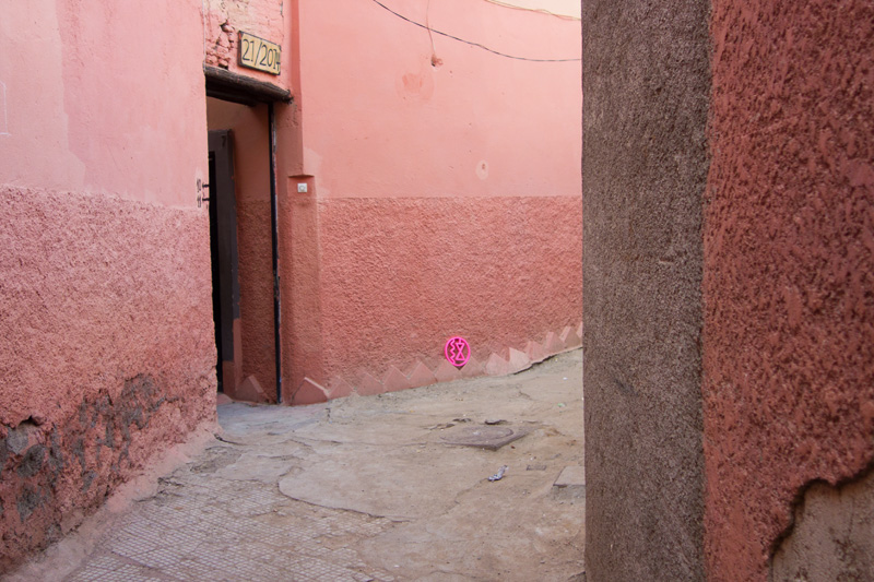pink NAMON in pink Marrakech. different type of pink.